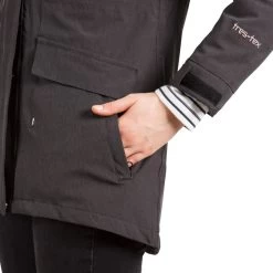 Trespass Womens Waterproof Parka Jacket Reveal 12 Trespass Womens Waterproof Parka Jacket Reveal -Adventure Pulse reveal fajkran20005 blk m04