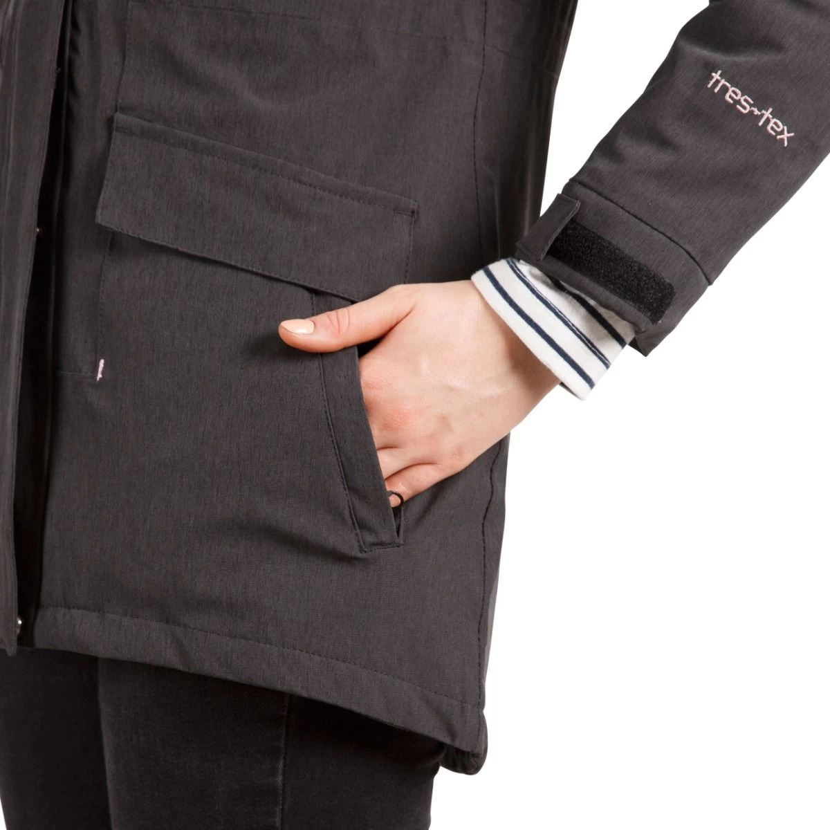 Trespass Womens Waterproof Parka Jacket Reveal 6 Trespass Womens Waterproof Parka Jacket Reveal - Image 6