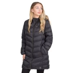 Trespass Womens Padded Casual Jacket Rianna -Adventure Pulse rianna fajkcatr0006 blk m02