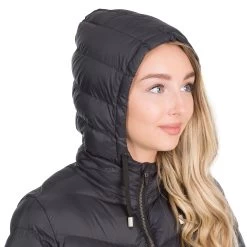 Trespass Womens Padded Casual Jacket Rianna -Adventure Pulse rianna fajkcatr0006 blk m04