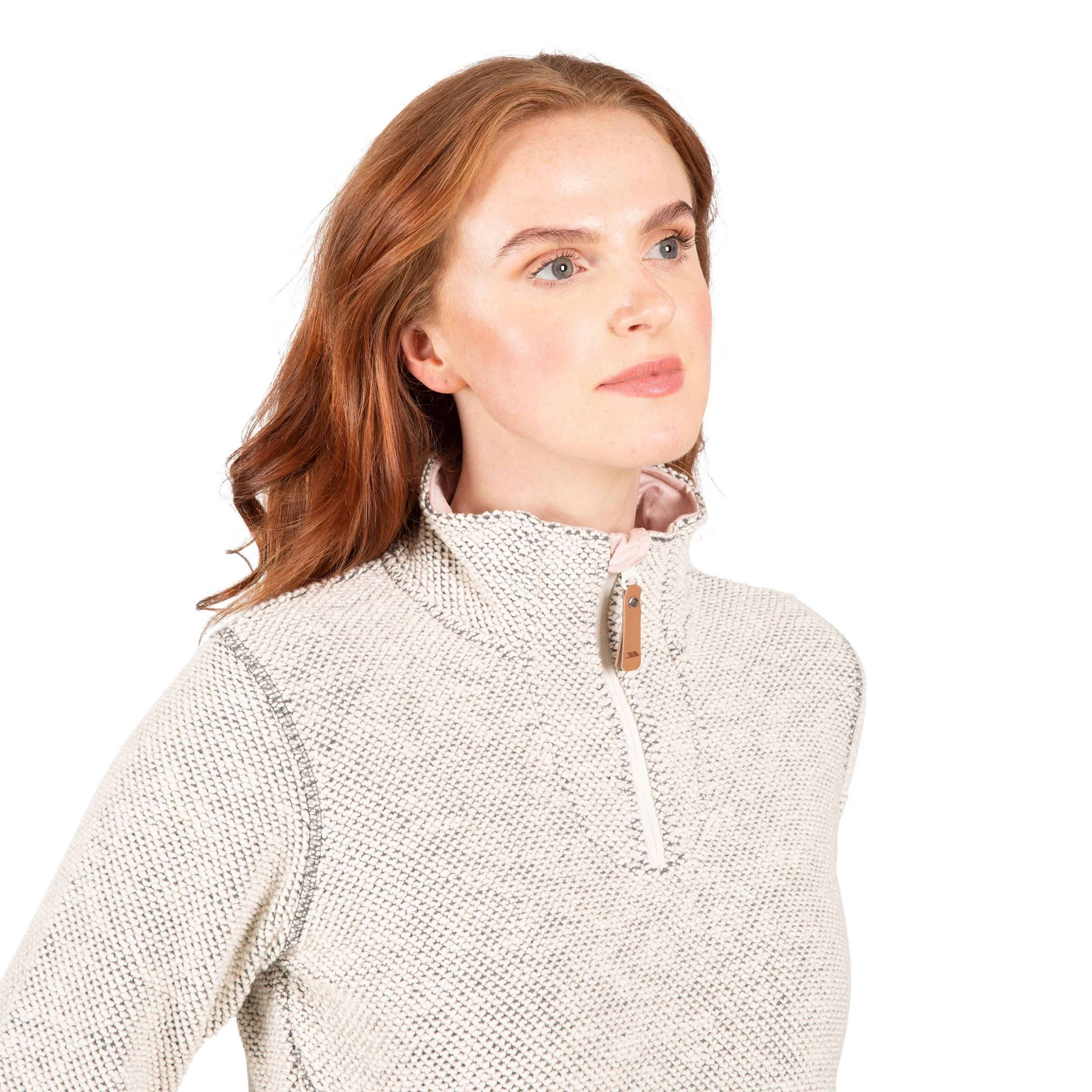 Trespass Women's 1/4 Zip Fleece 2 Side Pockets Ronette 5 Trespass Women's 1/4 Zip Fleece 2 Side Pockets Ronette - Image 5