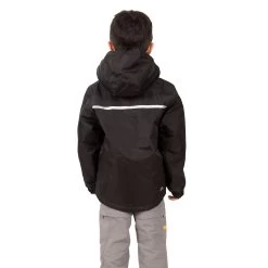 Trespass Boys Waterproof Jacket Rudi 36 Trespass Boys Waterproof Jacket Rudi -Adventure Pulse rudi mcjkran20003 blk m02