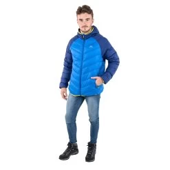 Trespass Men's Hooded Down Jacket Rusler -Adventure Pulse rusler majkdom20011 blu m02