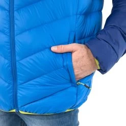 Trespass Men's Hooded Down Jacket Rusler -Adventure Pulse rusler majkdom20011 blu m05