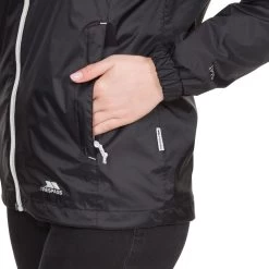 Trespass Womens Waterproof Jacket Sabrina - Junior Size 32 Trespass Womens Waterproof Jacket Sabrina - Junior Size -Adventure Pulse sabrina fajkratr0035 blk m04