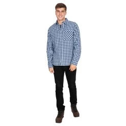 Trespass Men's Checked Cotton Shirt Sailfoot -Adventure Pulse sailfoot matosbtr0002 nyc m01