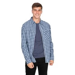 Trespass Men's Checked Cotton Shirt Sailfoot -Adventure Pulse sailfoot matosbtr0002 nyc m02