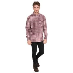 Trespass Men's Checked Cotton Shirt Sailfoot -Adventure Pulse sailfoot matosbtr0002 rch m01