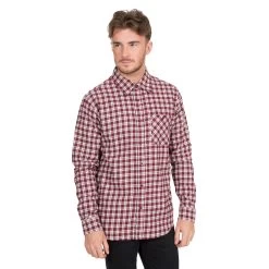 Trespass Men's Checked Cotton Shirt Sailfoot -Adventure Pulse sailfoot matosbtr0002 rch m02