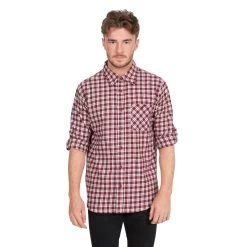 Trespass Men's Checked Cotton Shirt Sailfoot -Adventure Pulse sailfoot matosbtr0002 rch m08