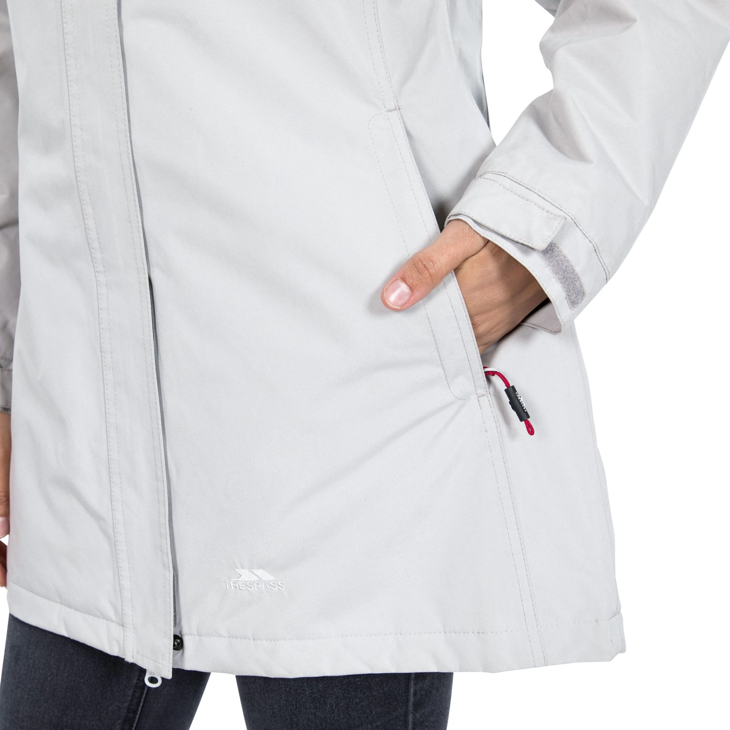 Trespass Womens Waterproof Parka Jacket San Fran 7 Trespass Womens Waterproof Parka Jacket San Fran - Image 7