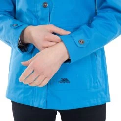 Trespass Womens Waterproof Jacket Seawater - Junior Size 34 Trespass Womens Waterproof Jacket Seawater - Junior Size -Adventure Pulse seawater fajkram20001 vbb m04 1