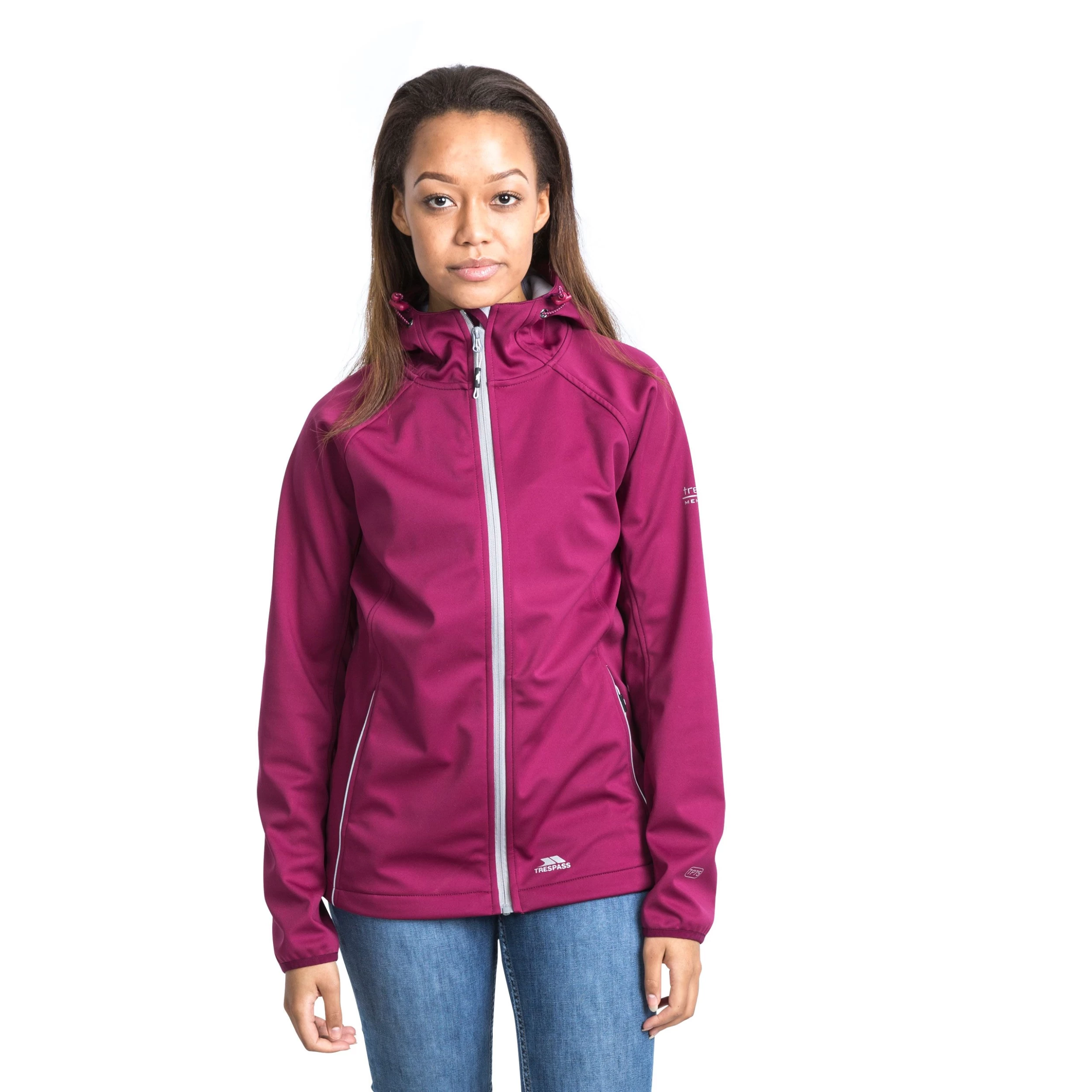 Trespass Womens Hooded Softshell Jacket Sisely 3 Trespass Womens Hooded Softshell Jacket Sisely - Image 3