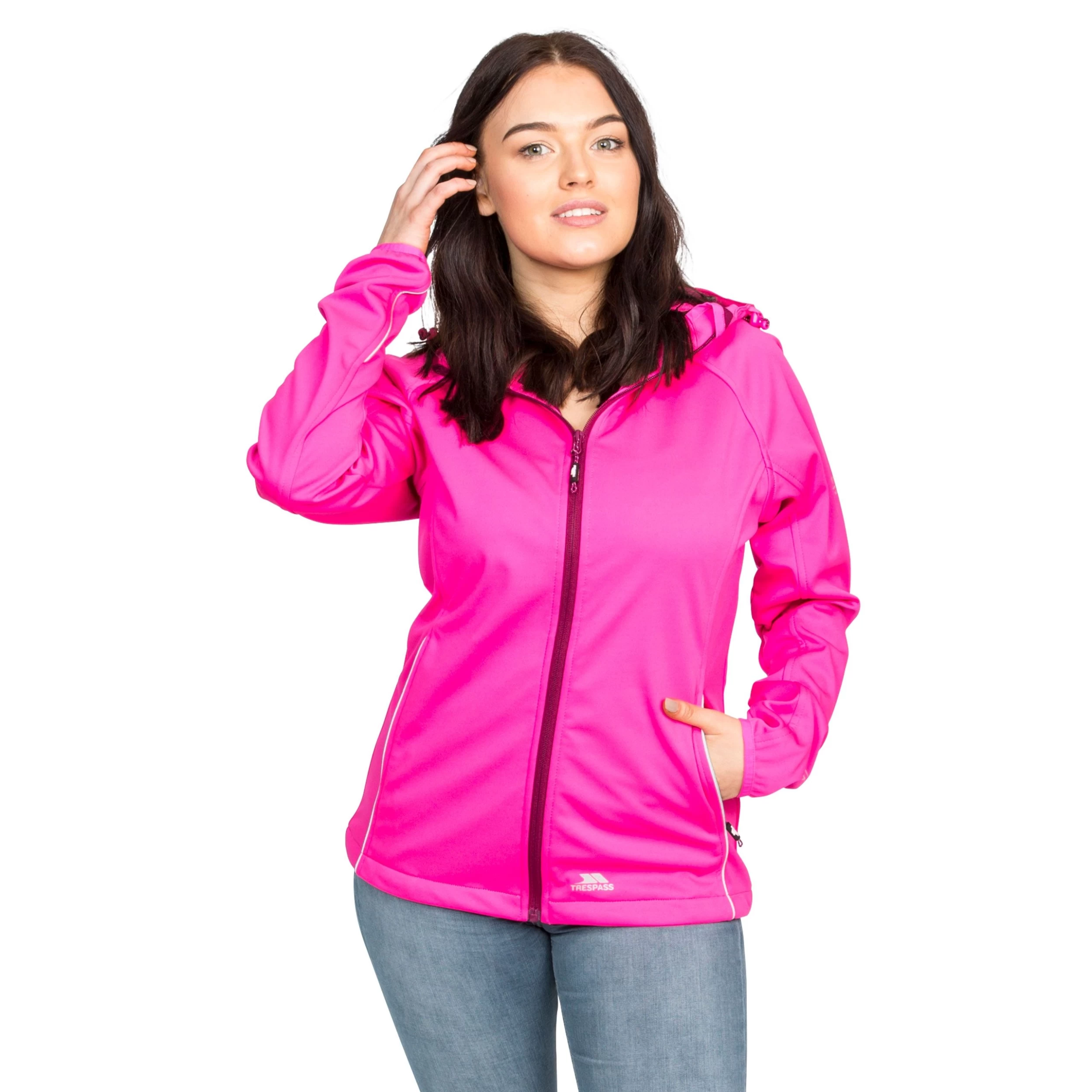 Trespass Womens Hooded Softshell Jacket Sisely 12 Trespass Womens Hooded Softshell Jacket Sisely - Image 12