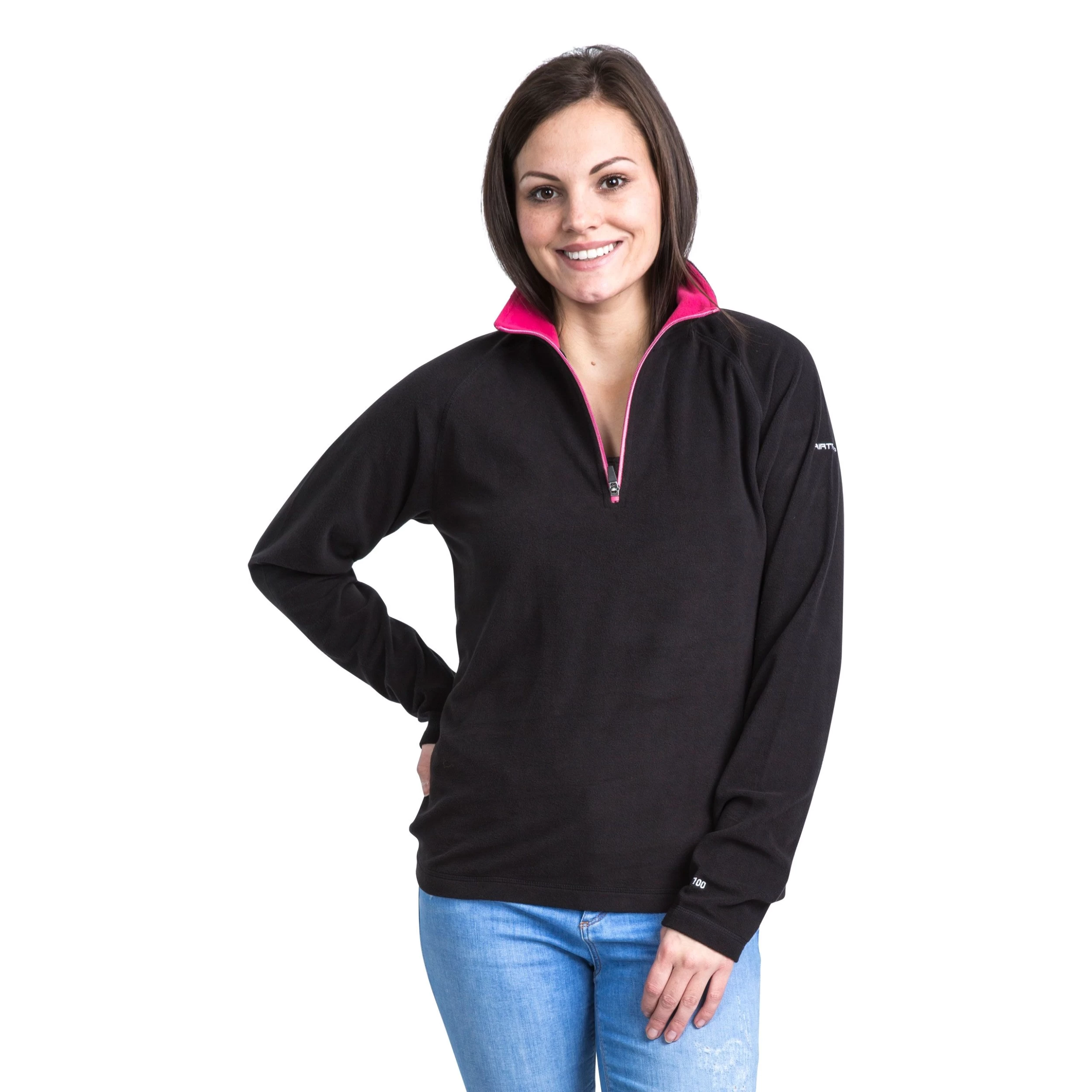 Trespass Womens 1/2 Zip Fleece Skylar - Junior Size 4 Trespass Womens 1/2 Zip Fleece Skylar - Junior Size - Image 4