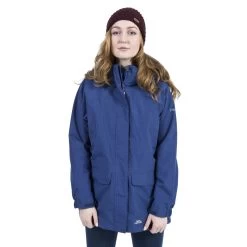 Trespass Womens Hooded Waterproof Jacket Skyrise - Junior Size -Adventure Pulse skyrise twilight model 2