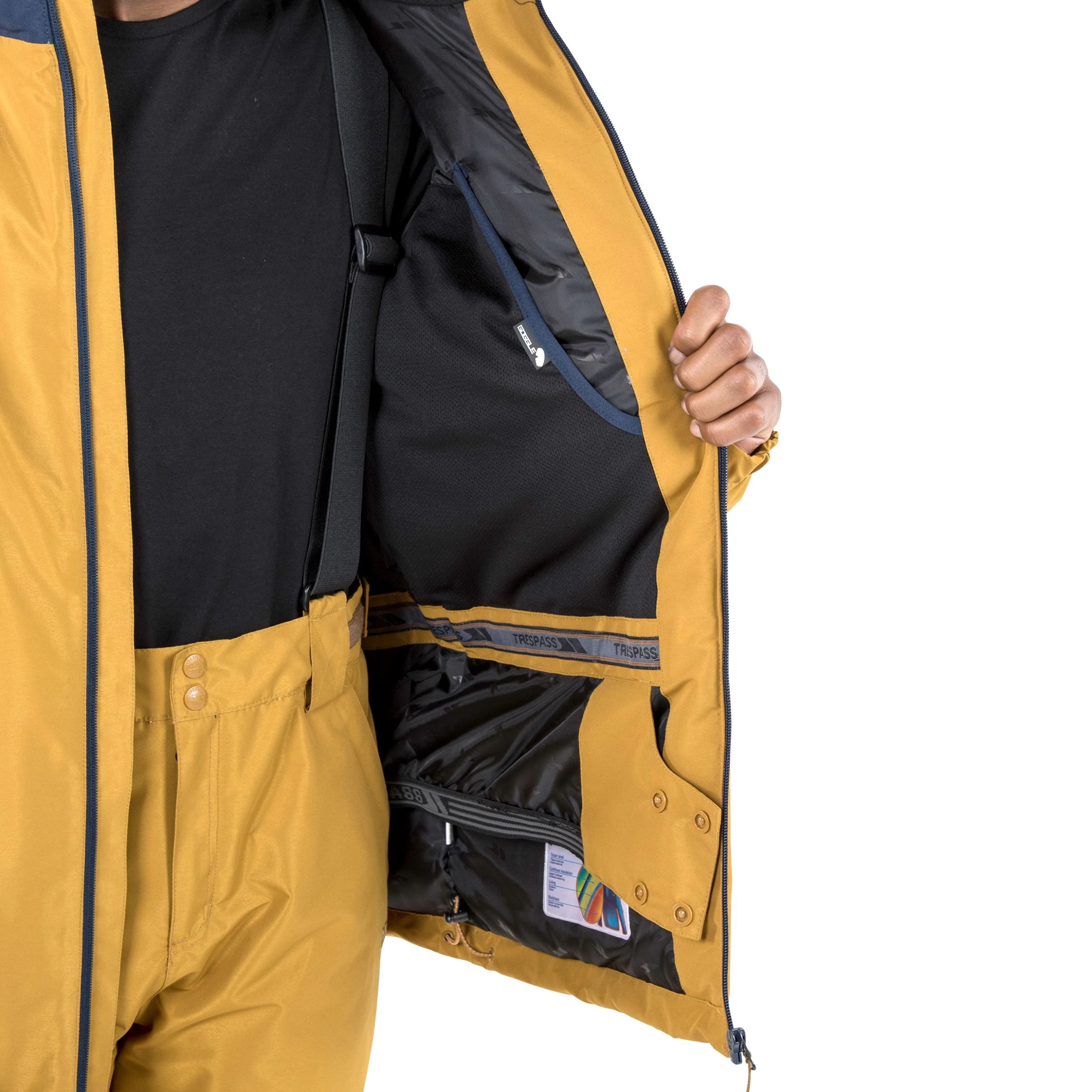 Trespass Men's Waterproof Ski Jacket Slyne 8 Trespass Men's Waterproof Ski Jacket Slyne - Image 8