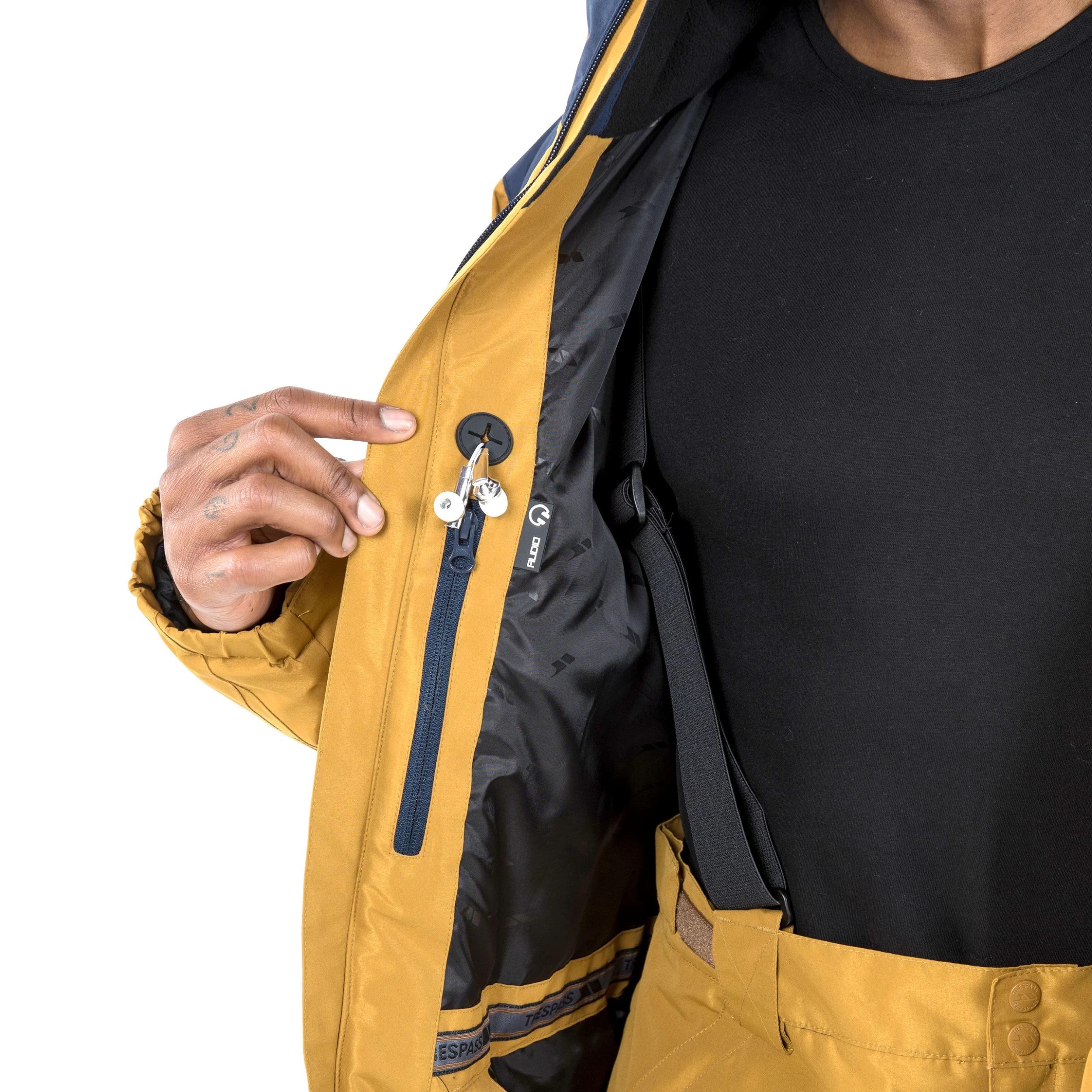 Trespass Men's Waterproof Ski Jacket Slyne 10 Trespass Men's Waterproof Ski Jacket Slyne - Image 10