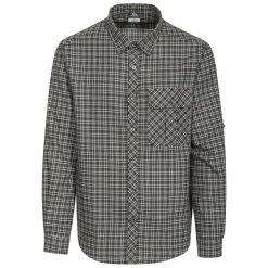 Trespass Men's Checked Shirt Snyper -Adventure Pulse snyper matosbm20004 gch a 1