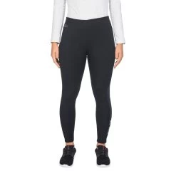 Trespass DLX Womens Knitted Active Leggings Splits -Adventure Pulse splits fabttrn20003 blk b 8