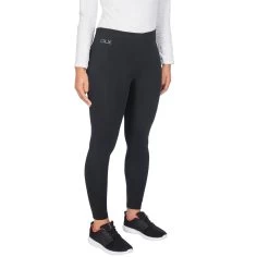 Trespass DLX Womens Knitted Active Leggings Splits -Adventure Pulse splits fabttrn20003 blk f