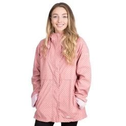 Trespass Womens Printed Waterproof Jacket Splosh -Adventure Pulse splosh fajkratr0006 dyr m02