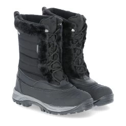 Trespass Womens Fleece Lined Waterproof Snow Boots Stalagmite II - Junior Size 27 Trespass Womens Fleece Lined Waterproof Snow Boots Stalagmite II - Junior Size -Adventure Pulse stalagmite ii fafobon20002 blk 2d 0001