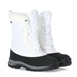 Trespass Womens Fleece Lined Waterproof Snow Boots Stalagmite II - Junior Size 20 Trespass Womens Fleece Lined Waterproof Snow Boots Stalagmite II - Junior Size -Adventure Pulse stalagmiteii fafobon20002 wht g