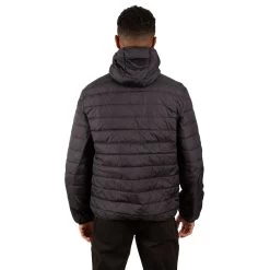Trespass Men's Packaway Down Jacket Stanley - Junior Size -Adventure Pulse stanley majkdotr0010 blk m02