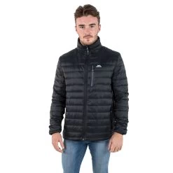 Trespass Men's Lightweight Down Jacket Stellan -Adventure Pulse stellan majkdon20006 blk m01