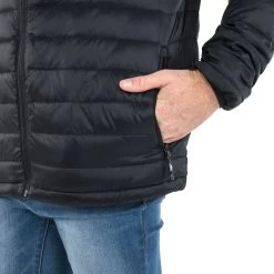 Trespass Men's Lightweight Down Jacket Stellan -Adventure Pulse stellan majkdon20006 blk m06