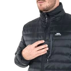 Trespass Men's Lightweight Down Jacket Stellan -Adventure Pulse stellan majkdon20006 blk m07
