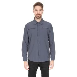 Trespass Men's Insect Repellent Shirt Strettington -Adventure Pulse strettington matosbtr0008 gra m01