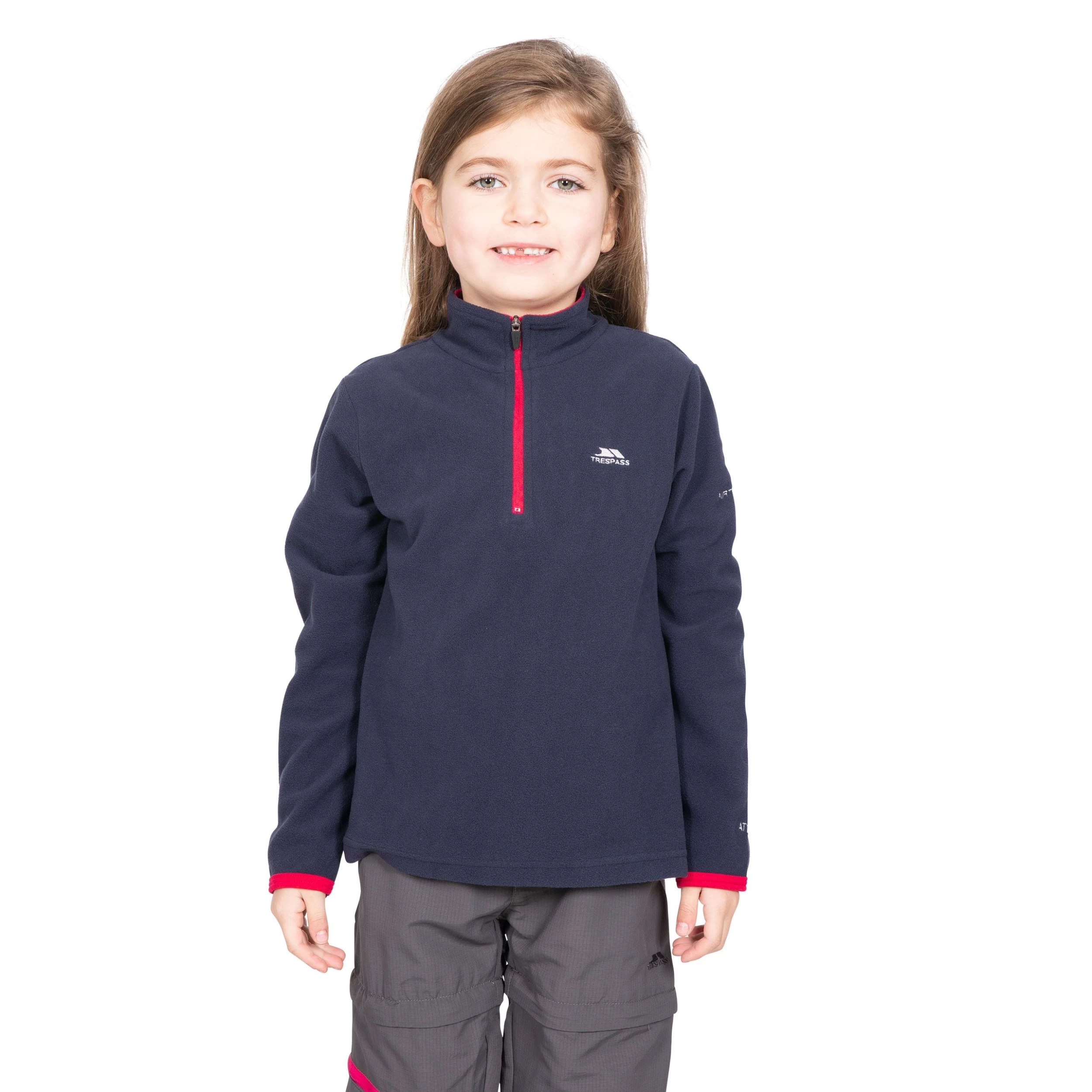 Trespass Kids Half Zip Fleece Sybil 9 Trespass Kids Half Zip Fleece Sybil - Image 9