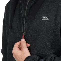 Trespass Men's Fleece Hoodie Tableypipe -Adventure Pulse tableypipe maflfltr0010 bkm m09