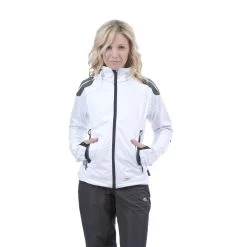 Trespass Womens Softshell Jacket Taut - Junior Size -Adventure Pulse taut white model 1 7