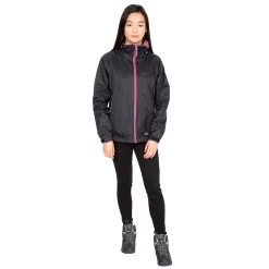 Trespass Womens Waterproof Jacket Tayah II 36 Trespass Womens Waterproof Jacket Tayah II -Adventure Pulse tayahii FAJKRAM10017 blk m01