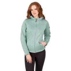Trespass Womens Hooded Fleece Teesta -Adventure Pulse teesta faflfltr0033 aqm m01