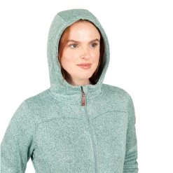 Trespass Womens Hooded Fleece Teesta -Adventure Pulse teesta faflfltr0033 aqm m03