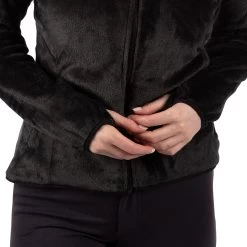 Trespass Womens Soft Furry Fleece Jacket Telltale - Junior Size -Adventure Pulse telltale faflfltr0028 blk m03