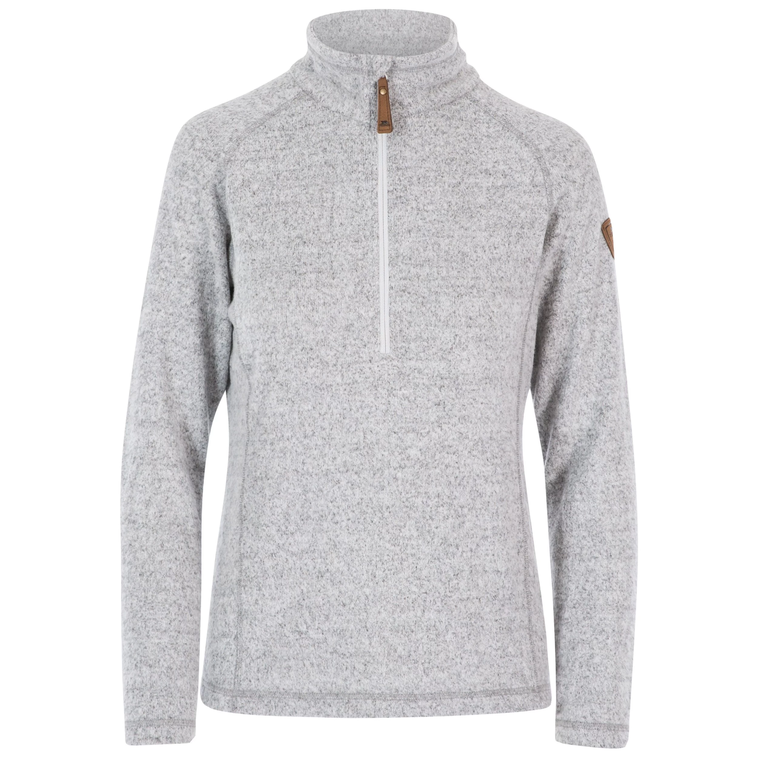 Trespass Junior Size Casual Fleece Tenderness B - GREY MARL XXS 3 Trespass Junior Size Casual Fleece Tenderness B - GREY MARL XXS - Image 3