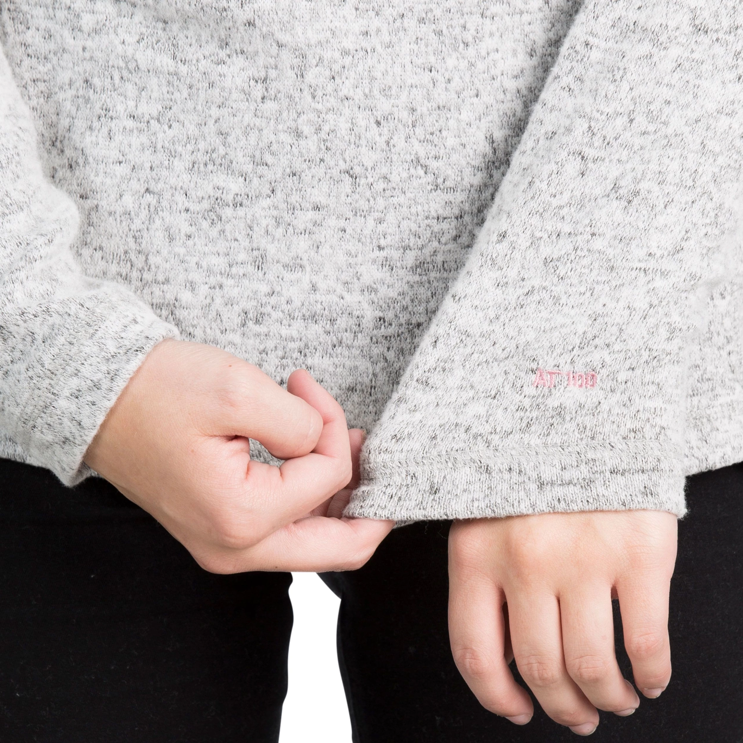 Trespass Junior Size Casual Fleece Tenderness B - GREY MARL XXS 5 Trespass Junior Size Casual Fleece Tenderness B - GREY MARL XXS - Image 5