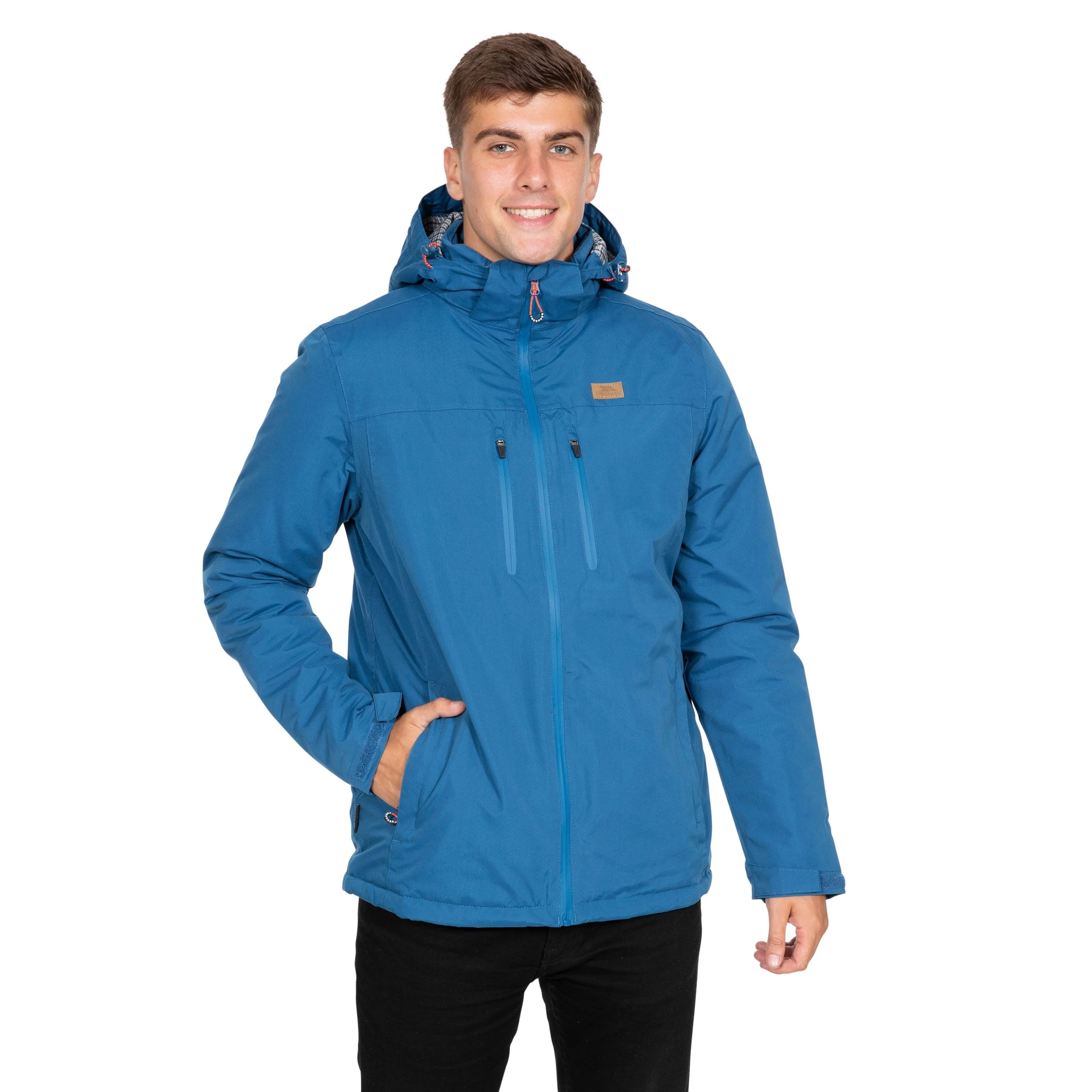 Trespass Men's Hooded Waterproof Jacket Toffit 10 Trespass Men's Hooded Waterproof Jacket Toffit - Image 10