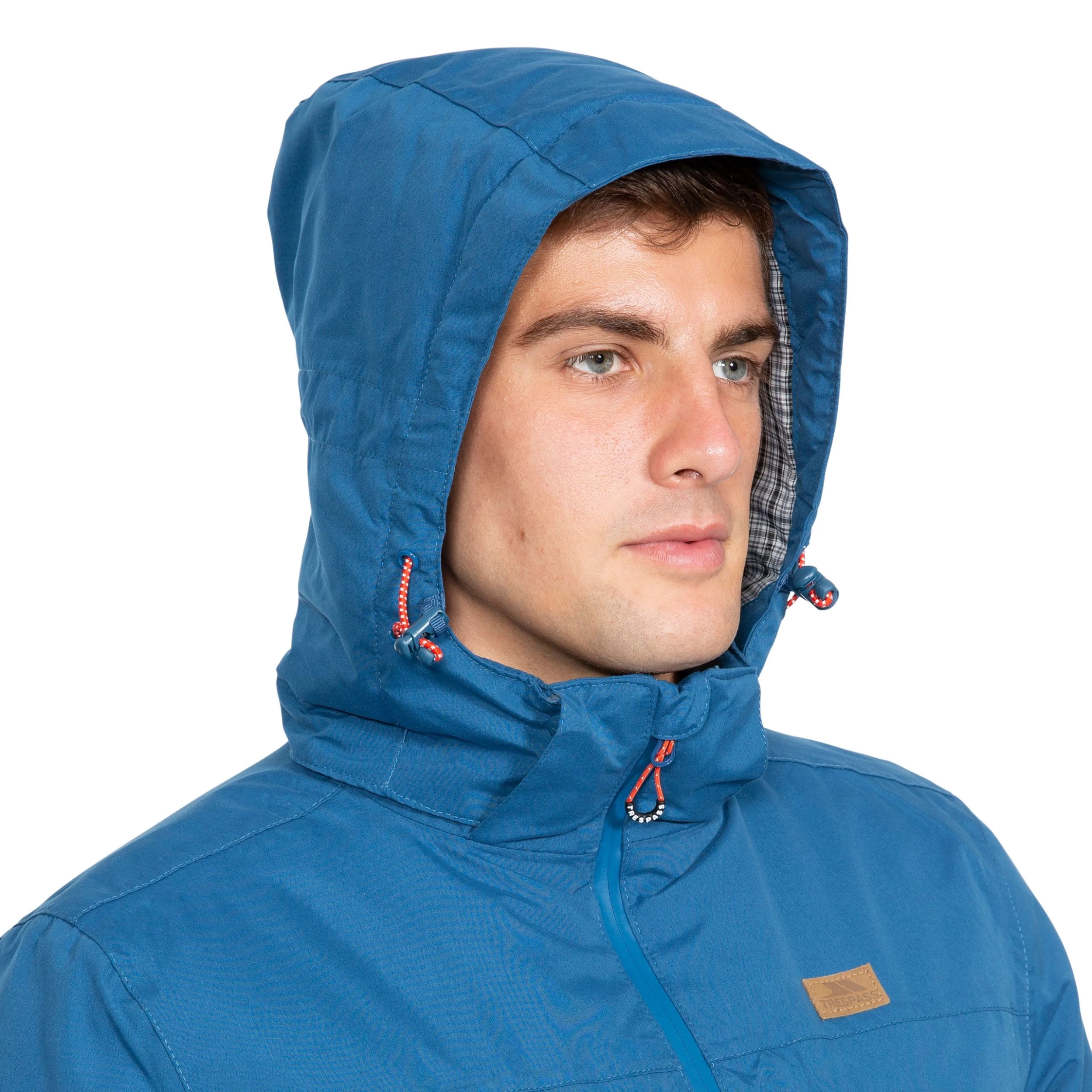 Trespass Men's Hooded Waterproof Jacket Toffit 14 Trespass Men's Hooded Waterproof Jacket Toffit - Image 14
