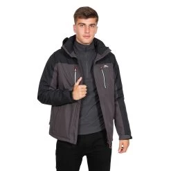Trespass Men's Hooded Waterproof Jacket Tolsford -Adventure Pulse tolsford majkratr0001 dag m02