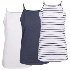 Trespass Female Vest Top (3 Pack Set) Trinity Multi XXS