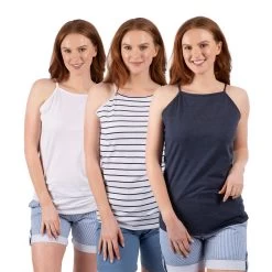 Trespass Female Vest Top (3 Pack Set) Trinity Multi XXS -Adventure Pulse trinity fatovttr0011 nyw m01 1