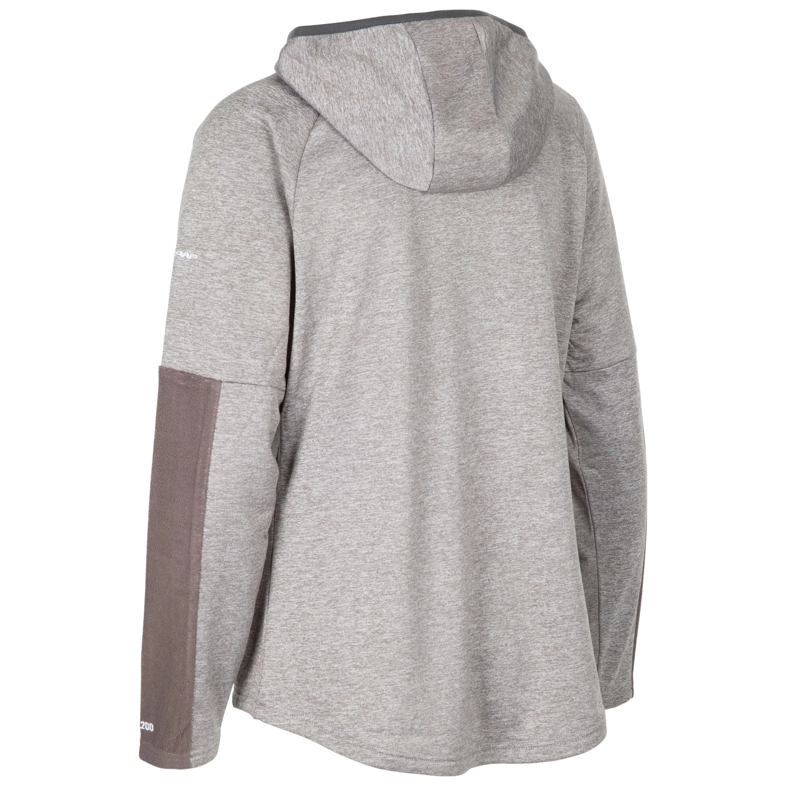 Trespass Women's Fleece AT200 Trullo - GREY MARL XXS 2 Trespass Women's Fleece AT200 Trullo - GREY MARL XXS - Image 2