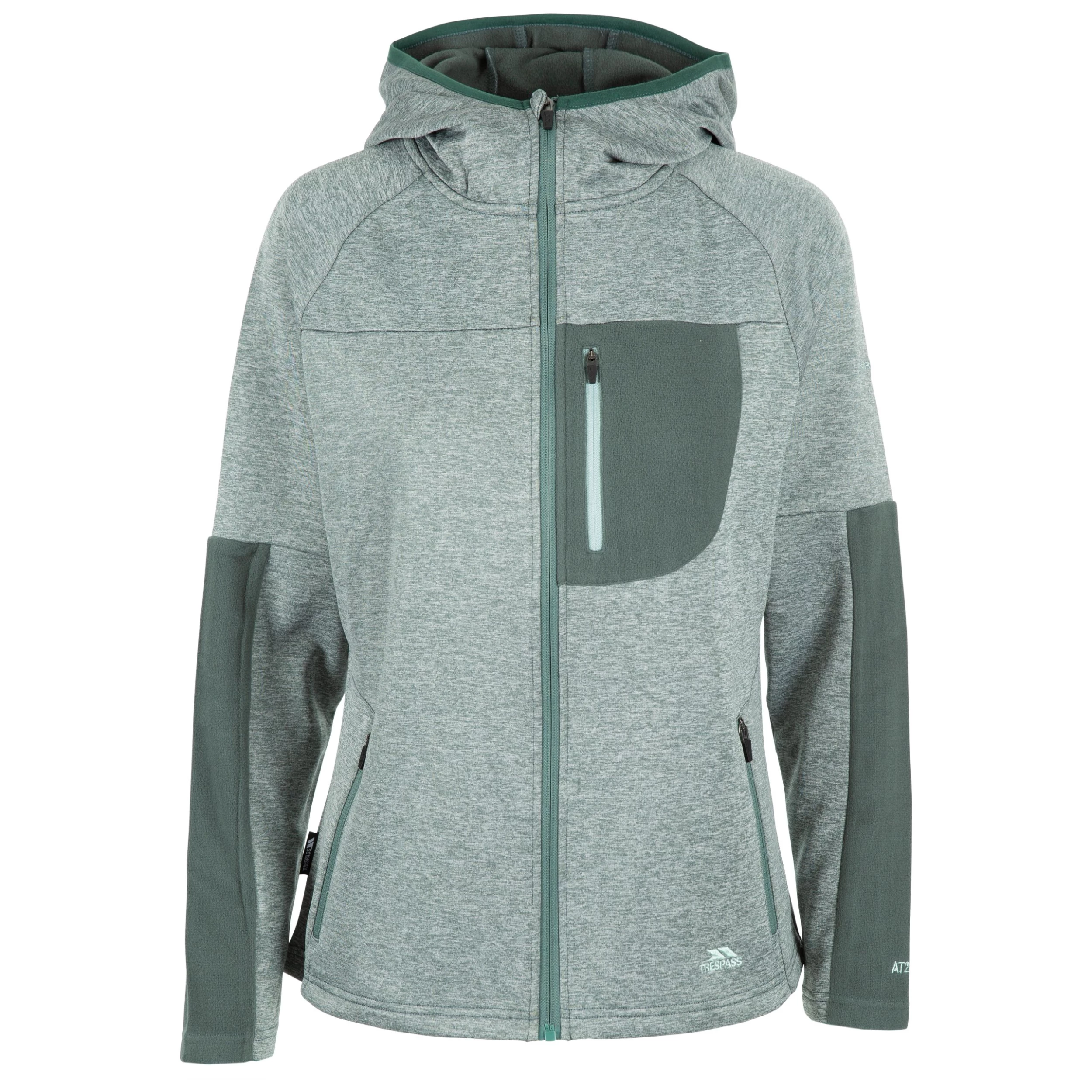 Trespass Women's Fleece AT200 Trullo - GREY MARL XXS 3 Trespass Women's Fleece AT200 Trullo - GREY MARL XXS - Image 3