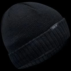 Trespass DLX Unisex Fleece Lined Beanie Hat Ronan -Adventure Pulse uahsham20001 blk ronan dlx b 3